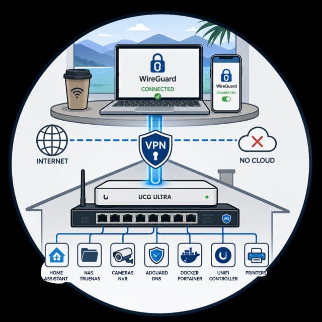 WireGuard VPN στο Σπίτι | Απομακρυσμένη Πρόσβαση στο Δίκτυο
